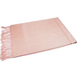 Light Coral Paisley Pashmina/ Scarf